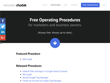 Tablet Screenshot of chodak.com